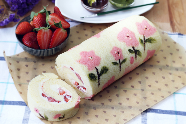 Mini Bunny Deco Japanese Sponge Roll Cake – Chérie Kelly