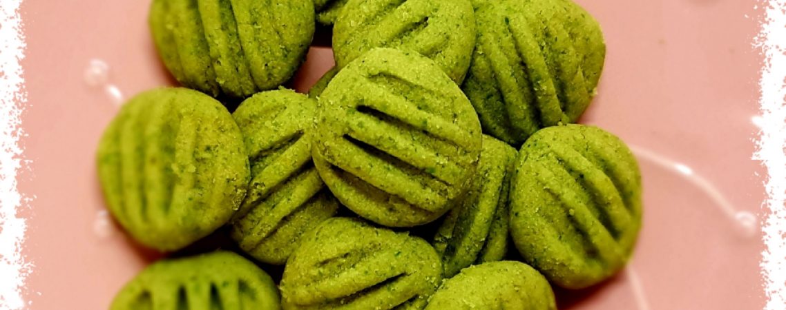 green pea cookie
